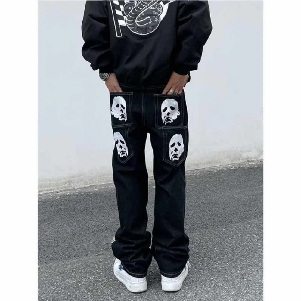 Autumn and winter new American style retro Sense of design high street jeans for mens and womens straight loose slim jeans Y2K
Autumn and winter new American style retro Sense of design high street jeans for mens and womens straight loose slim jeans Y2K