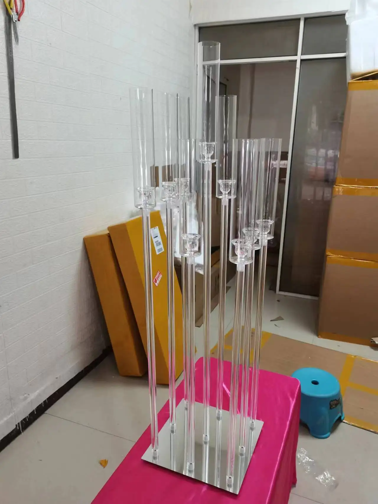 Wedding Candlesticks Table Centerpieces Flower Stand Holder Big Candelabrum Acrylic Candelabra 9 Heads Candle Holders 10pcs
Wedding Candlesticks Table Centerpieces Flower Stand Holder Big Candelabrum Acrylic Candelabra 9 Heads Candle Holders 10pcs