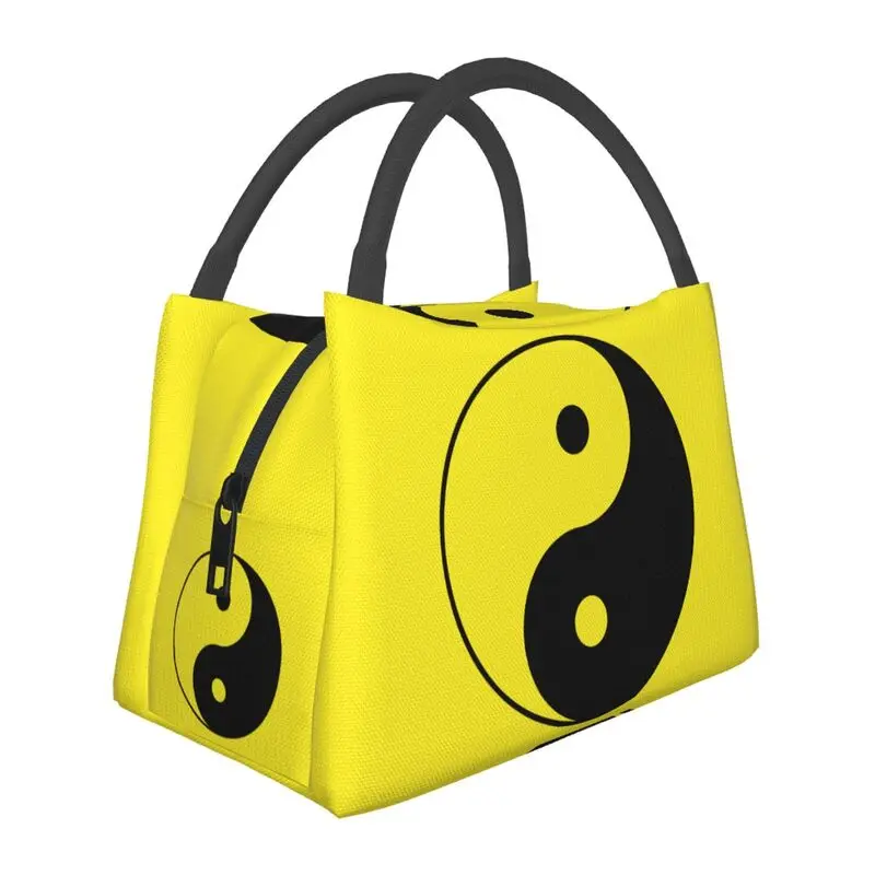 

Yin Yang Sign Insulated Lunch Bag for Women Leakproof Peace Serenity Harmony Cooler Thermal Lunch Tote Work Picnic