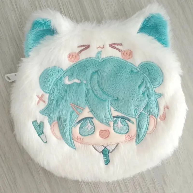 

Hatsune Miku 2D cartoon peripheral small wallet, high-looking portable plush small bag, school bag pendant, girly bestie gift