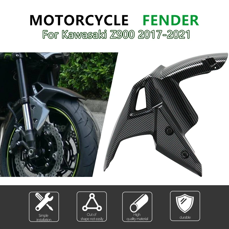 For Kawasaki Z900 2017 - 2021 2018 2019 Motorcycle Part ABS Carbon Fiber Front Tire Fender Splash Guard Front Wing Guard Fairing
For Kawasaki Z900 2017 - 2021 2018 2019 Motorcycle Part ABS Carbon Fiber Front Tire Fender Splash Guard Front Wing Guard Fairing