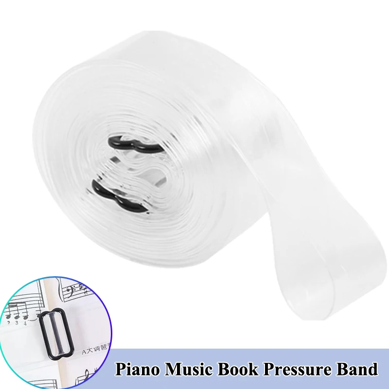 Transparent Piano Score Press Strip Musical Instruments Practice Music Book Fixing Band Sheet Music Fix Strap Piano Accessories
Transparent Piano Score Press Strip Musical Instruments Practice Music Book Fixing Band Sheet Music Fix Strap Piano Accessories