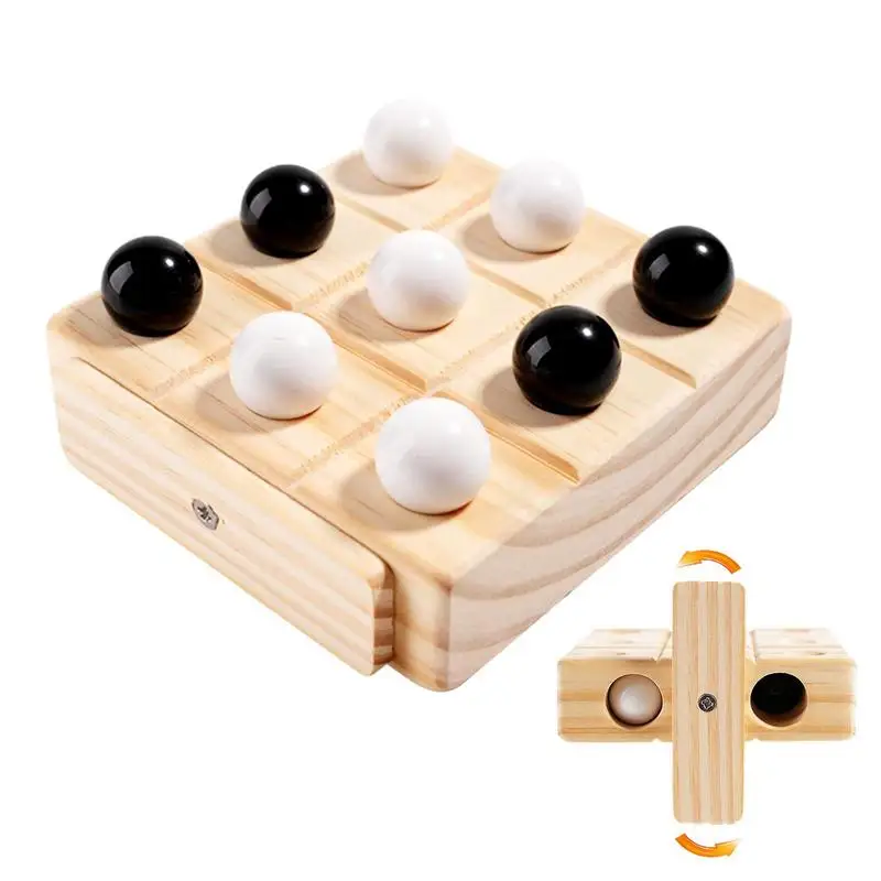 Wooden Game Black And White Chess Game Educational Board Games Interactive Strategy Brain Puzzle Fun Games For Adults And Kids
Wooden Game Black And White Chess Game Educational Board Games Interactive Strategy Brain Puzzle Fun Games For Adults And Kids