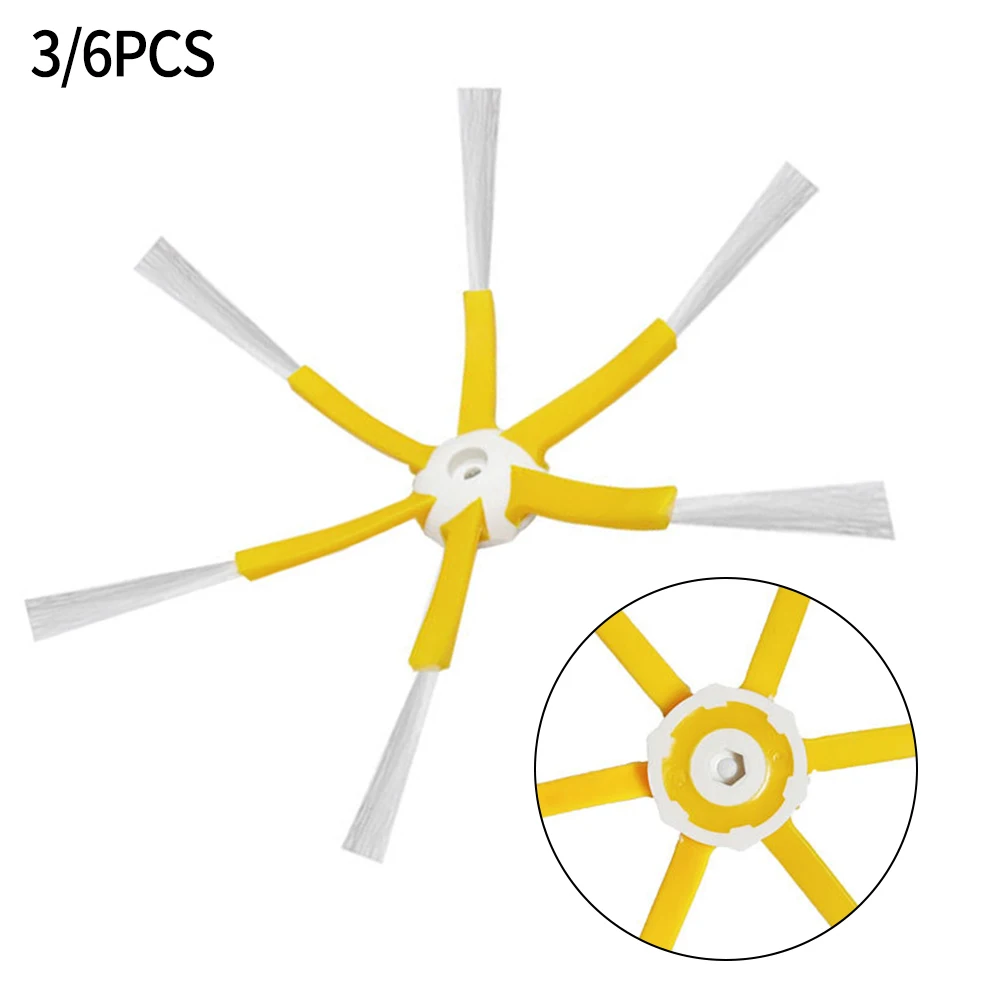 3/6pcs Hexagon Side Brush Super Cleaning Power 6-Armed Brush For IRobot For Roomba 500 600 700 Series Vacuum Cleaner Accessories
3/6pcs Hexagon Side Brush Super Cleaning Power 6-Armed Brush For IRobot For Roomba 500 600 700 Series Vacuum Cleaner Accessories