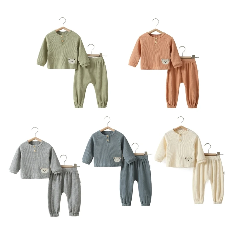 Baby Suit Autumn Clothes Set 2Pcs Long Sleeve Shirt & Pants Toddler T-Shirt & Loose Trousers Home Clothing Pajama Suit H37A
Baby Suit Autumn Clothes Set 2Pcs Long Sleeve Shirt & Pants Toddler T-Shirt & Loose Trousers Home Clothing Pajama Suit H37A
