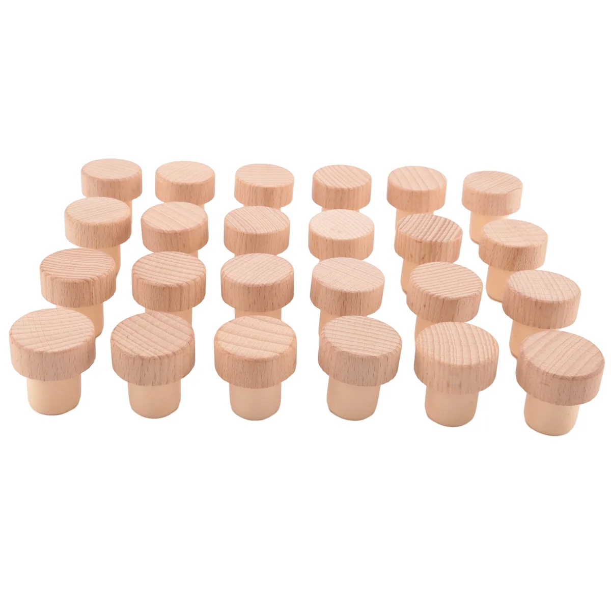 24Pc Wine Bottle Corks T Shaped Cork Plugs for Wine Cork Wine Stopper Reusable Wine Corks Wooden and Rubber Wine Stopper
24Pc Wine Bottle Corks T Shaped Cork Plugs for Wine Cork Wine Stopper Reusable Wine Corks Wooden and Rubber Wine Stopper