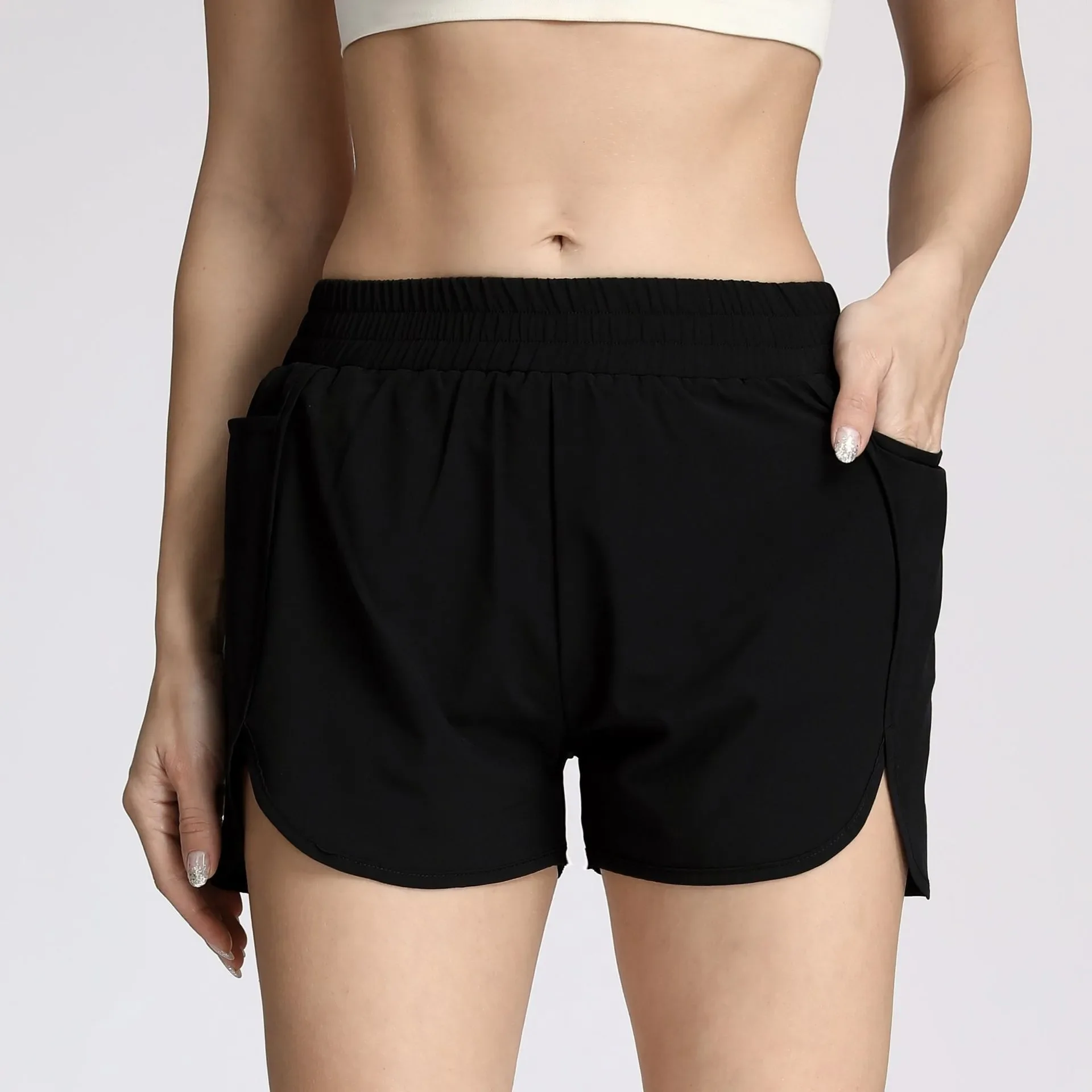 Womens 2 in 1 Running Yoga Fitness Sports Shorts with Pockets Quick Drying Execise Gym Short Pants Workout Clothes Athletic Wear
Womens 2 in 1 Running Yoga Fitness Sports Shorts with Pockets Quick Drying Execise Gym Short Pants Workout Clothes Athletic Wear
