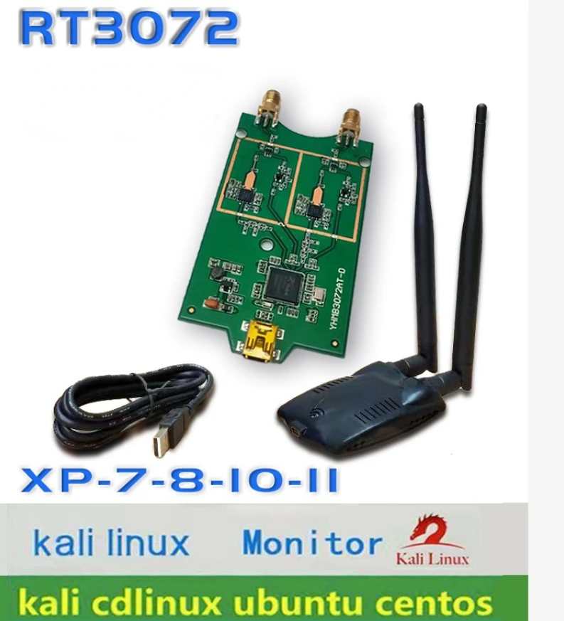 RT3072 Высокая мощность bi-amp 300M беспроводная сетевая карта linux windows kali BT VM Raspberry Pi
RT3072 Высокая мощность bi-amp 300M беспроводная сетевая карта linux windows kali BT VM Raspberry Pi
