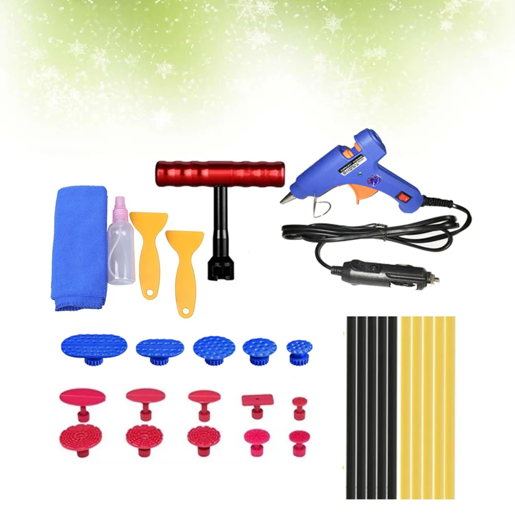 31PCS/Set Red T Shape Professional Alloy Suction Pull Automobile Dent Repair Tool Sheet Metal Puller
31PCS/Set Red T Shape Professional Alloy Suction Pull Automobile Dent Repair Tool Sheet Metal Puller