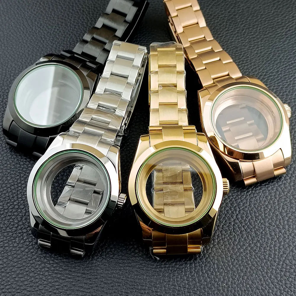 39mm Men's Watches Steel Case FIT NH35 NH36 Movement/Dial Watch Accessories 20mm Steel Strap Sapphire Glass Wristwatches Box
39mm Men's Watches Steel Case FIT NH35 NH36 Movement/Dial Watch Accessories 20mm Steel Strap Sapphire Glass Wristwatches Box