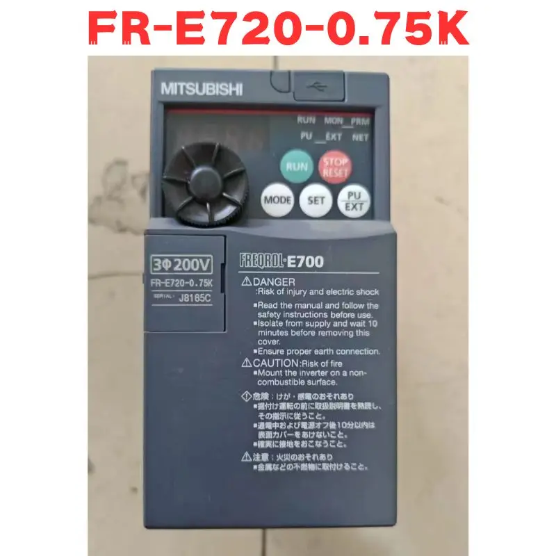 

Second-hand FR-E720-0.75K Inverter Tested OK