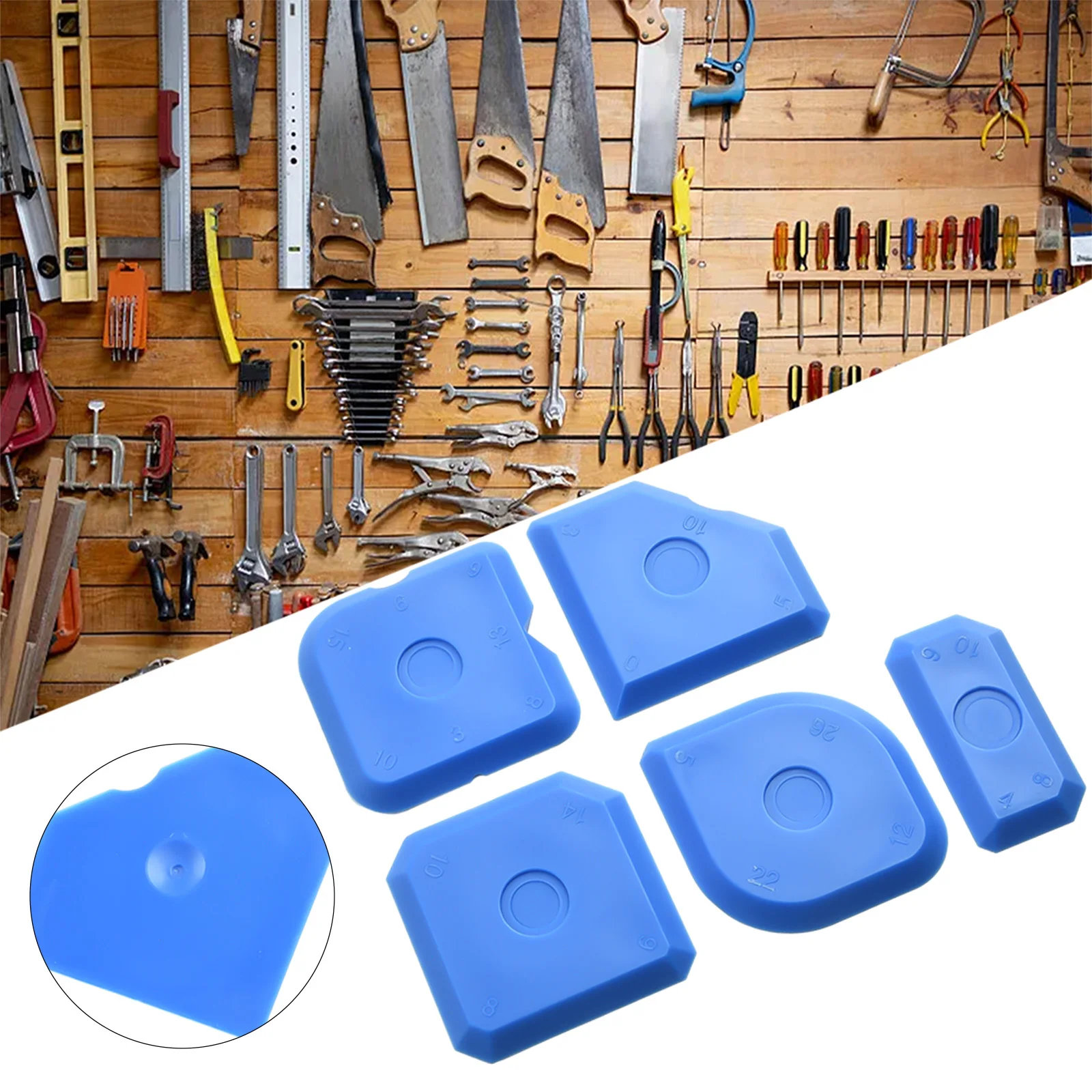 5pcs Silicone Sealant Tool Spreader Finish Kit Caulk Tile Grout Applicator For Power Tool Accessories
5pcs Silicone Sealant Tool Spreader Finish Kit Caulk Tile Grout Applicator For Power Tool Accessories