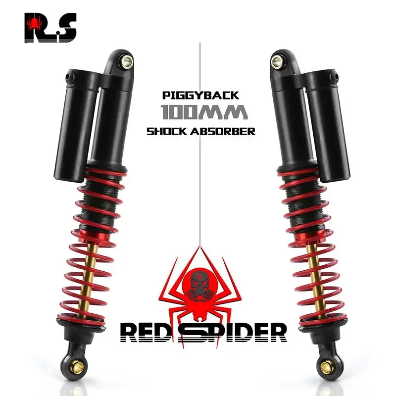 2pcs 100mm Metal Shock Absorber Piggyback for 1/10 1/8 RC Car Rock Crawler TRX4 SCX10 90046 RBX10 YIKONG 4102 4103 KM2
2pcs 100mm Metal Shock Absorber Piggyback for 1/10 1/8 RC Car Rock Crawler TRX4 SCX10 90046 RBX10 YIKONG 4102 4103 KM2