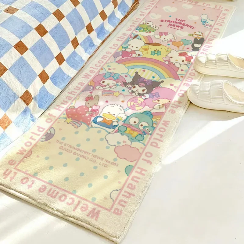 Kawaii Bedroom Carpet for Children's Room Cute Girls Floor Soft Mat Living Room Decoration Pochacco Melody Kuromi Bedside Rugs
Kawaii Bedroom Carpet for Children's Room Cute Girls Floor Soft Mat Living Room Decoration Pochacco Melody Kuromi Bedside Rugs
