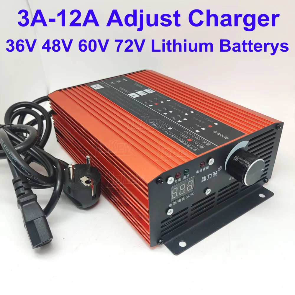 3A 5A 10A 12A adjust charger 36V 48V 60V 72V lipo lifepo4 lithium ebike scooter motor battery10S 12S 13S 14S 16S 17S 20S 21S 24S
3A 5A 10A 12A adjust charger 36V 48V 60V 72V lipo lifepo4 lithium ebike scooter motor battery10S 12S 13S 14S 16S 17S 20S 21S 24S