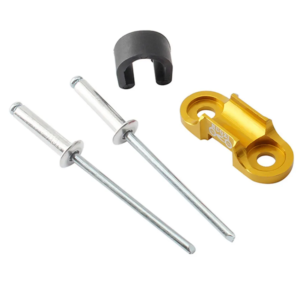 Thread Base Cable Seat For Brake Cable Diameter Within 6.3mm Aluminum Alloy Bicycle Cable Guide Black/Red/Gold/Blue
Thread Base Cable Seat For Brake Cable Diameter Within 6.3mm Aluminum Alloy Bicycle Cable Guide Black/Red/Gold/Blue