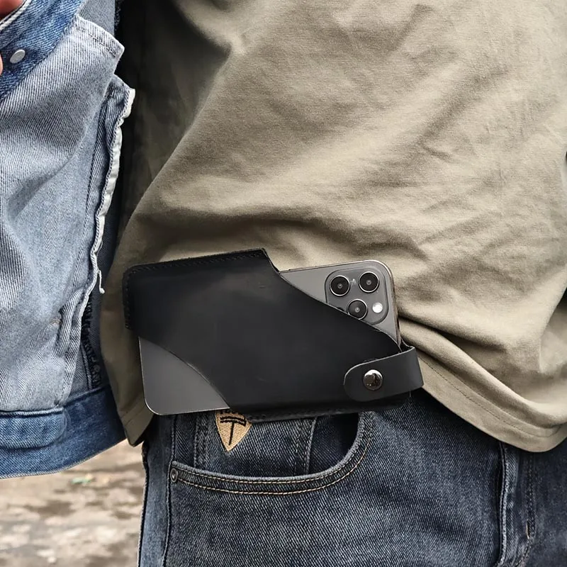 RIYAO For Iphone Samsung Genuine Leather Waist Belt Bag Vintage Mobile Phone Bag Holster Case Phone Pouch Holder fanny pack Men
RIYAO For Iphone Samsung Genuine Leather Waist Belt Bag Vintage Mobile Phone Bag Holster Case Phone Pouch Holder fanny pack Men