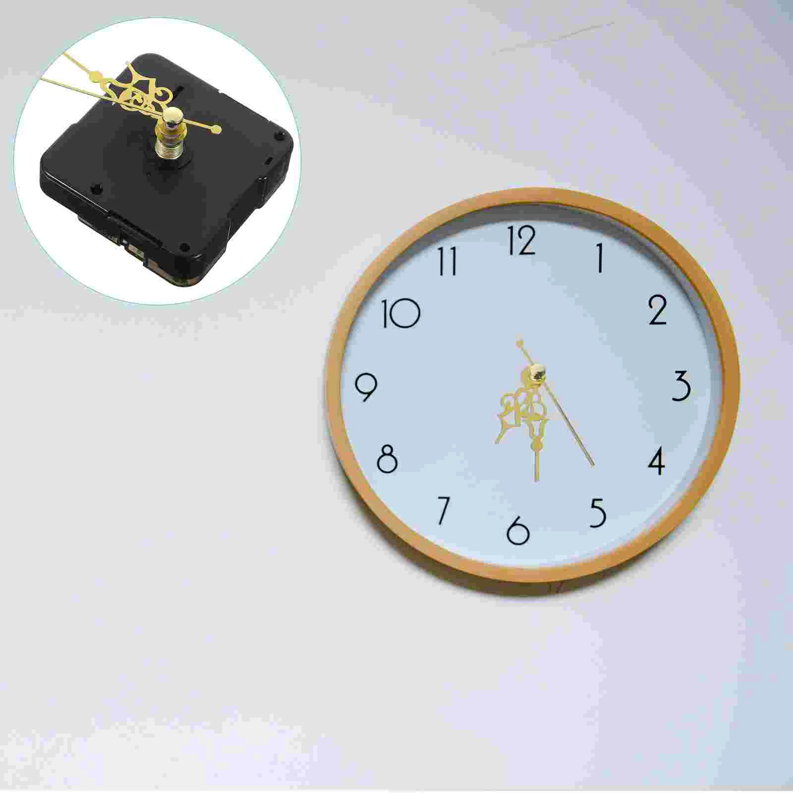 

Clocks Desk Movement Silent Small Wall Hand DIY Table Suitable for 10-12cm Mechanism Replacement Kit Watch Parts Mute