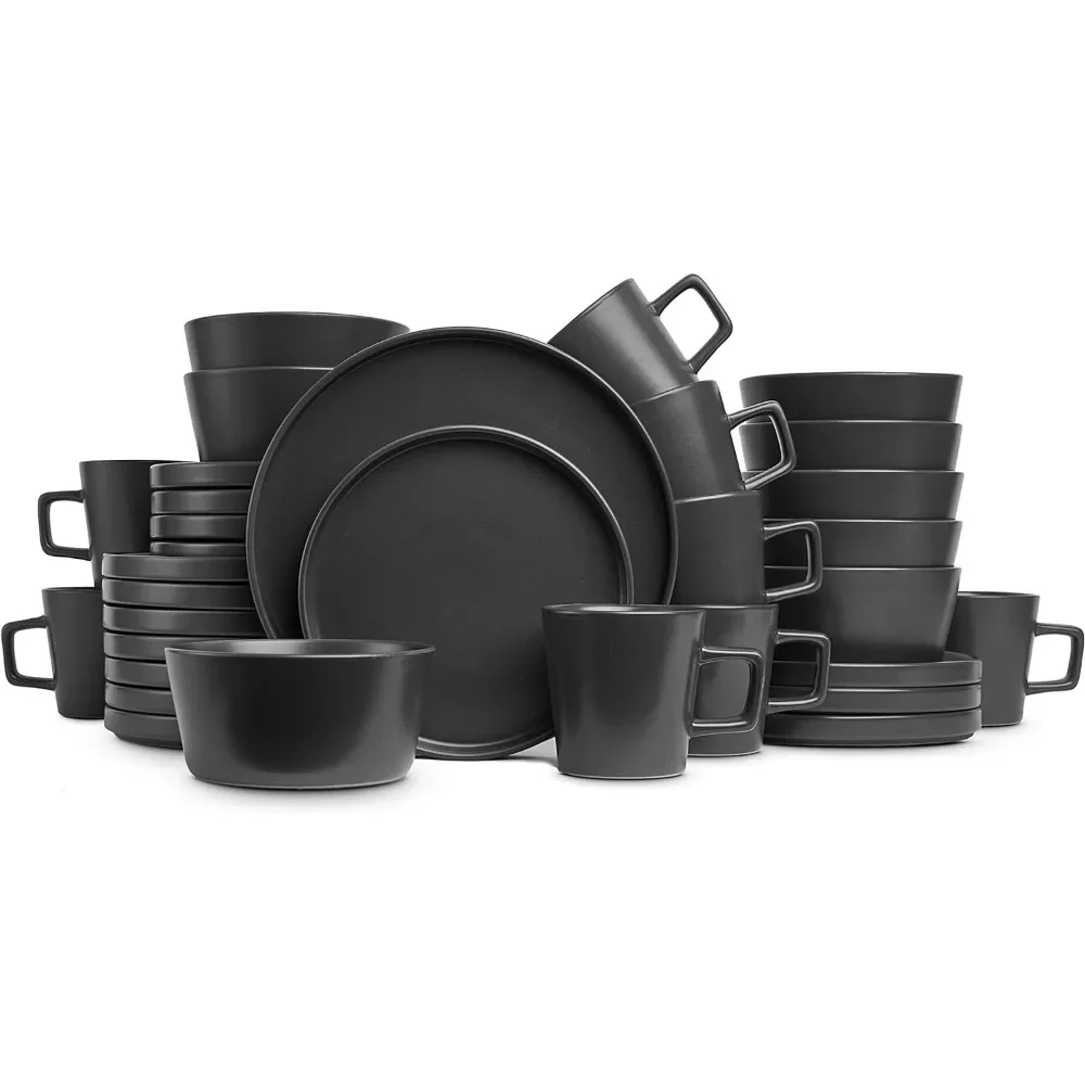 

Набор столовых приборов, комплект из 8 предметов для украшения стола, кухонные тарелки, современный набор посуды, столовые приборы