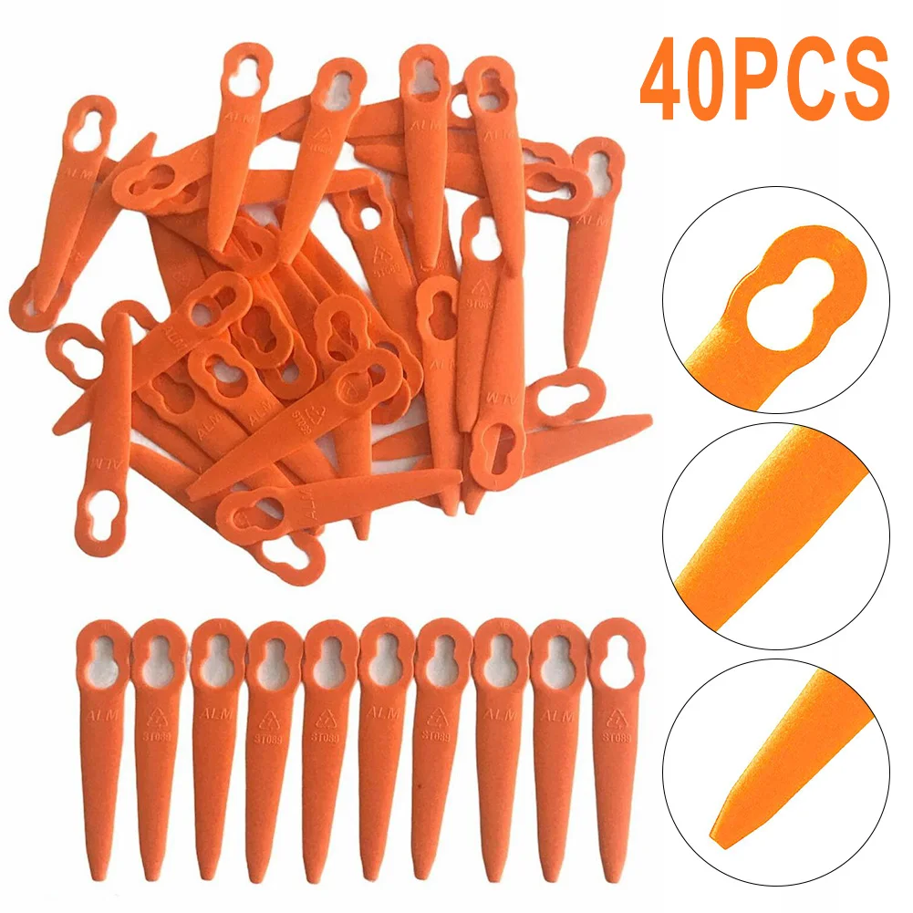 40pcs Grass Trimmer Cutter Plastic Blades For FSA 45 Electric Cordless Grass Trimmer Strimmer Tool Replace Plastic Blades
40pcs Grass Trimmer Cutter Plastic Blades For FSA 45 Electric Cordless Grass Trimmer Strimmer Tool Replace Plastic Blades