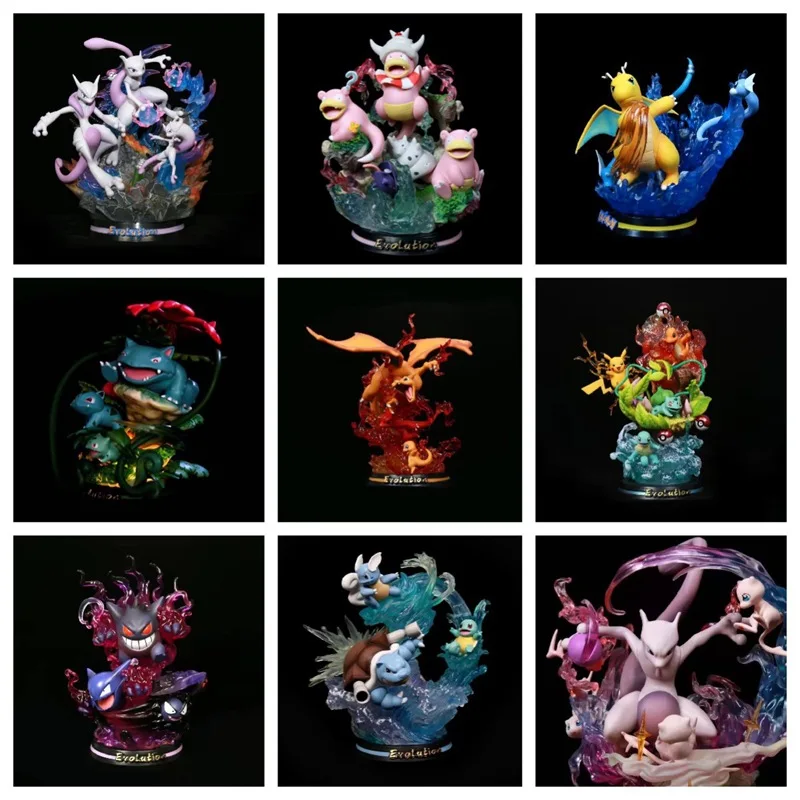 New Pokemon Gk Anime Action Figure Luminous Figure Eevee Mewtwo Gengar Venusaur Evolution Group 26cm Pvc Collectible Model Toy
New Pokemon Gk Anime Action Figure Luminous Figure Eevee Mewtwo Gengar Venusaur Evolution Group 26cm Pvc Collectible Model Toy