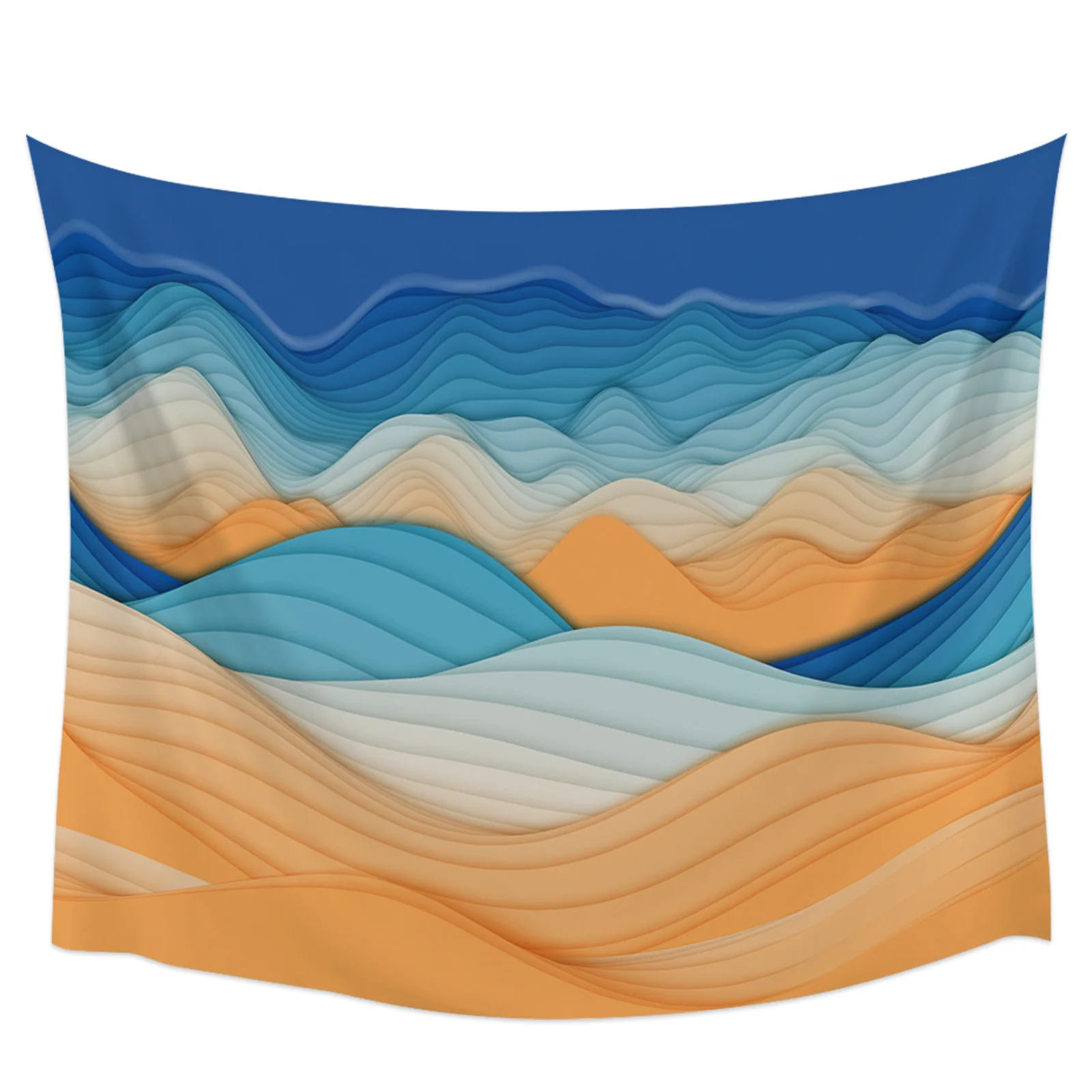 

Gradient Lines Abstract Mountains Tapestry Wall Hanging Boho Tapestry Wall Home Bedroom Living Room Decor Hanging Cloth