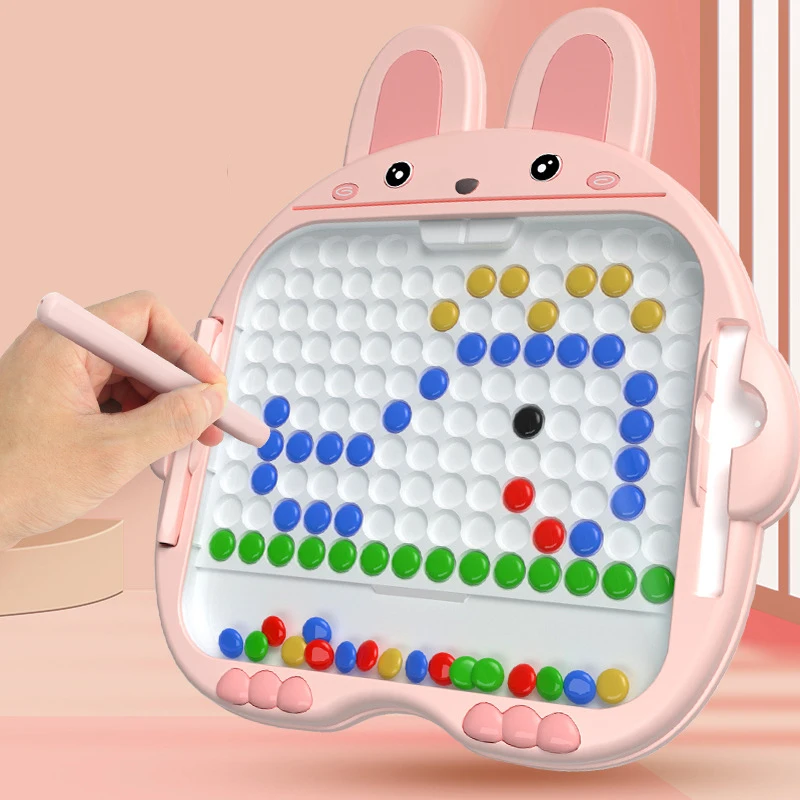 Magnetic Drawing Board for Kids Large Large Magnetic Doodle Board with Beads Magnetic Dot Art Toddler Educational Montessori Toy
Magnetic Drawing Board for Kids Large Large Magnetic Doodle Board with Beads Magnetic Dot Art Toddler Educational Montessori Toy