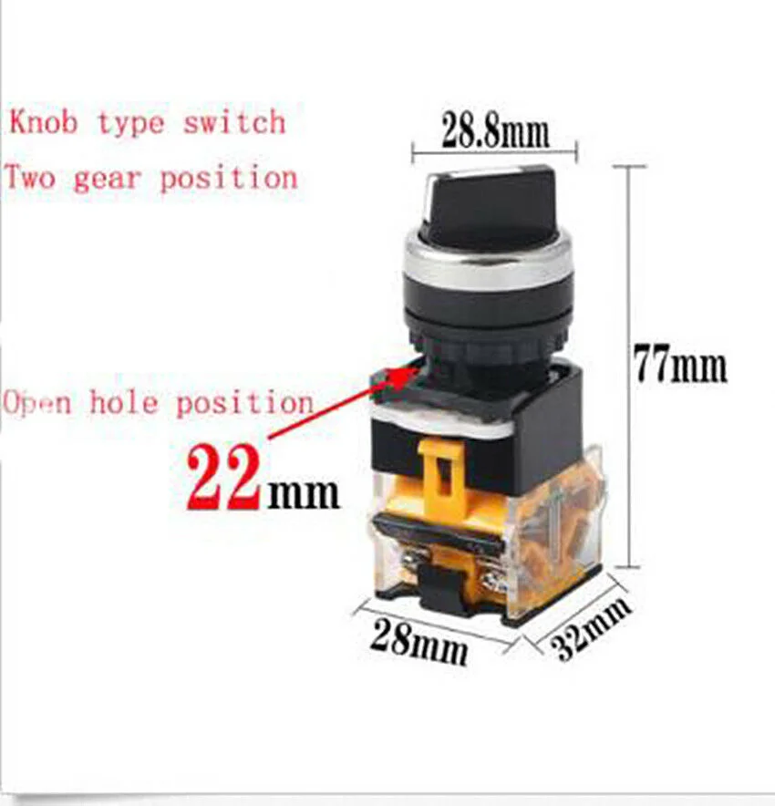 Milling Machine Part - Lathe pump start switch Two-speed control switch twist switch NEW 1 PC
Milling Machine Part - Lathe pump start switch Two-speed control switch twist switch NEW 1 PC