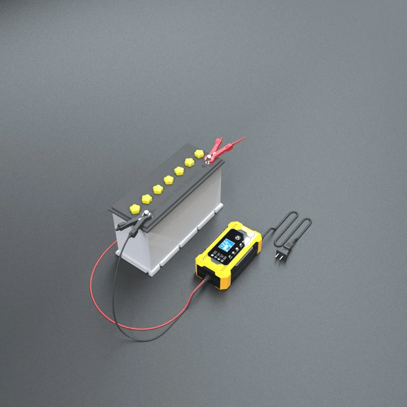 Shop Generic Full Car Motorcycle Battery Charger Auto Repair LCD