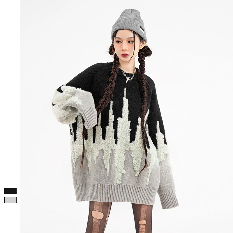 Hip Hip Ripped Sweaters Grunge Y2K Vintage Knitted Punk Gothic Streetwear Jumpers Sweater Men Women Harajuku Fashion Pullover
Hip Hip Ripped Sweaters Grunge Y2K Vintage Knitted Punk Gothic Streetwear Jumpers Sweater Men Women Harajuku Fashion Pullover