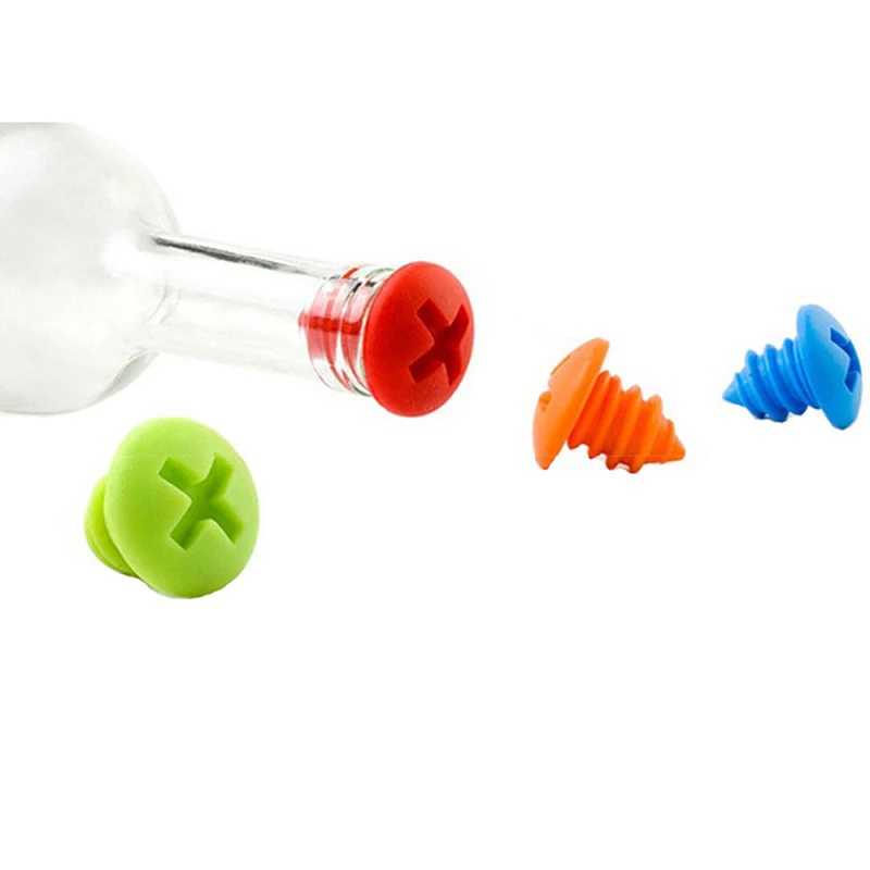1Pc Silicone Wine Beer Bottle Stopper Champagne Drink Sealer Plug Drink Bottle Cover Bar Seal Kitchen Bar Accessories
1Pc Silicone Wine Beer Bottle Stopper Champagne Drink Sealer Plug Drink Bottle Cover Bar Seal Kitchen Bar Accessories