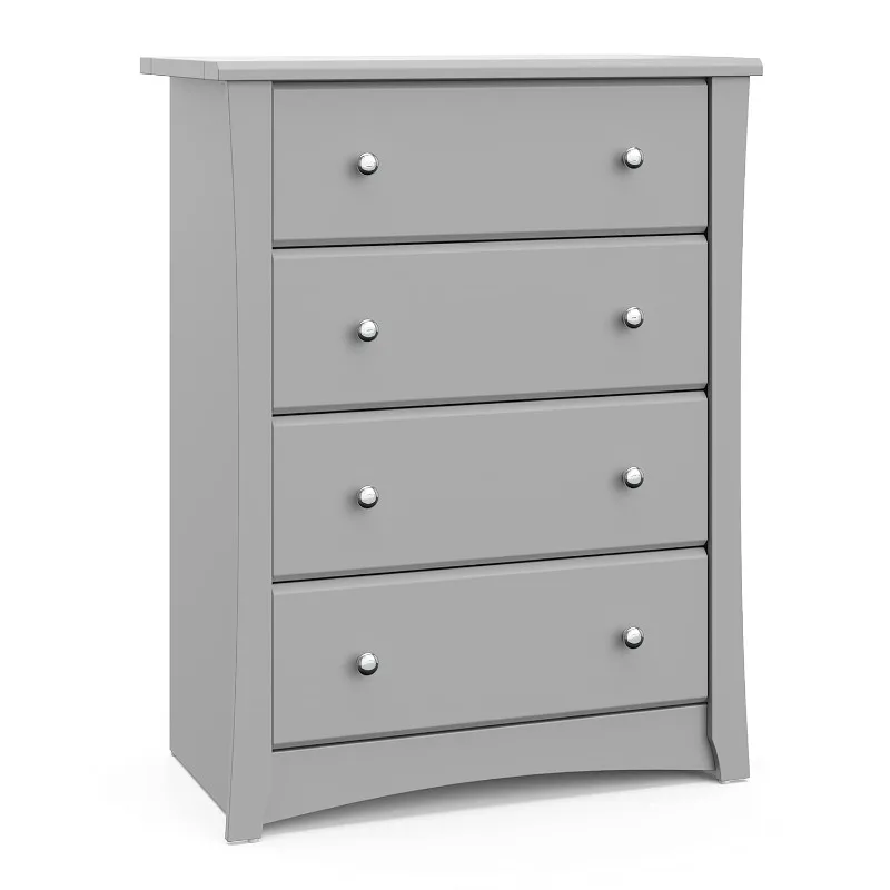 Crescent 4 Drawer Chest (Pebble Gray) – GREENGUARD Gold Certified, Easy-to-Match Chest of Drawers for Nursery and Kids
Crescent 4 Drawer Chest (Pebble Gray) – GREENGUARD Gold Certified, Easy-to-Match Chest of Drawers for Nursery and Kids