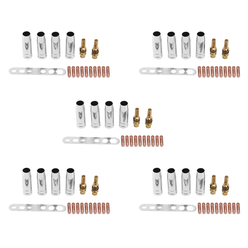 85Pcs/Set 15Ak Mig/ Welding Nozzle Contact Tips 0.8X25mm M6 Gas Connector Holder Set
85Pcs/Set 15Ak Mig/ Welding Nozzle Contact Tips 0.8X25mm M6 Gas Connector Holder Set