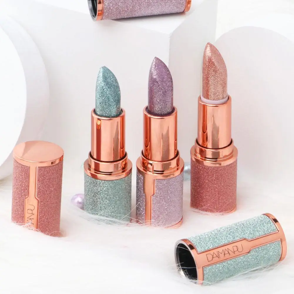 Glitter Star Lipstick Nourishing Moisturizer Sparkling Lipstick Long Lasting Waterproof Makeup Cosmetic Makeup Lipstick Labiales
Glitter Star Lipstick Nourishing Moisturizer Sparkling Lipstick Long Lasting Waterproof Makeup Cosmetic Makeup Lipstick Labiales