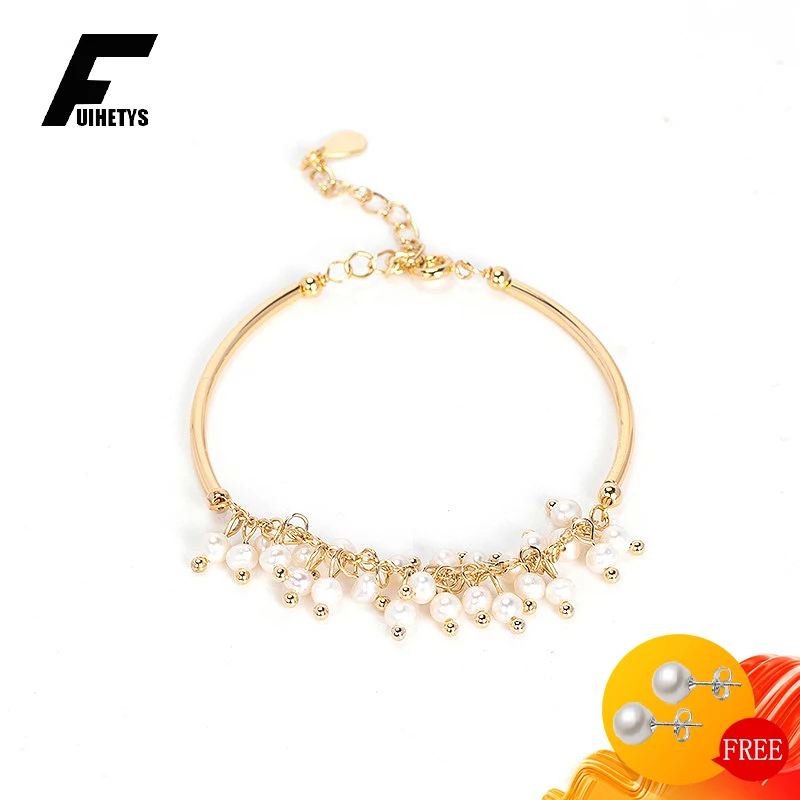 Trendy 925 Silver Jewelry Bracelet for Girl Women Natural Freshwater Pearl Gemstone Accessories Wedding Party Gift Bracelets
Trendy 925 Silver Jewelry Bracelet for Girl Women Natural Freshwater Pearl Gemstone Accessories Wedding Party Gift Bracelets