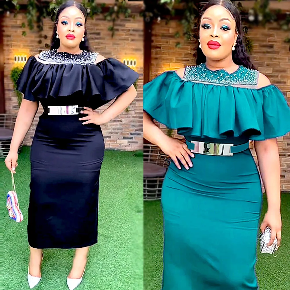Africa Clothing Luxury Women's Elegant Ruffled Dress for Church Dashiki Ankara Turkey Outfits Gown Wedding Party Long Dress New
Africa Clothing Luxury Women's Elegant Ruffled Dress for Church Dashiki Ankara Turkey Outfits Gown Wedding Party Long Dress New