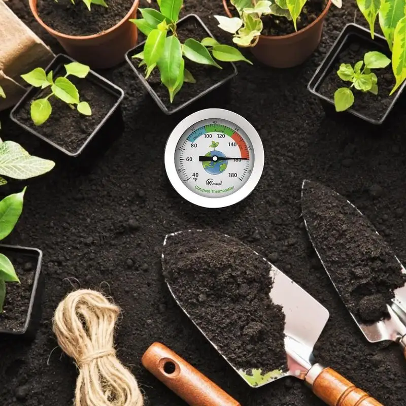 Soil Temperature Gauge Compost, Soil Tester, Meter Measuring Probes, Garden Soil Thermometer, Ground Temperature Thermometer
Soil Temperature Gauge Compost, Soil Tester, Meter Measuring Probes, Garden Soil Thermometer, Ground Temperature Thermometer