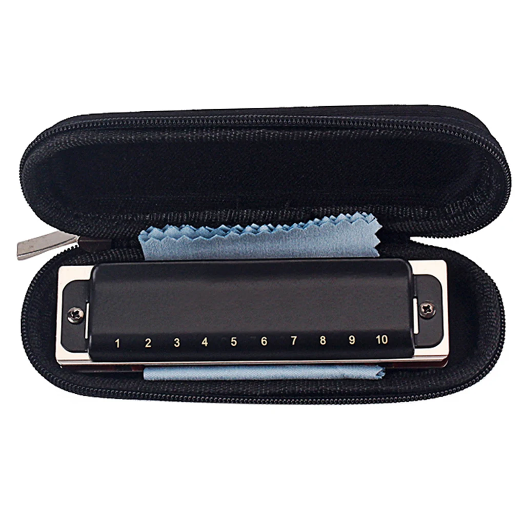 

Blues Harp C Key Unique Design Quick Response Accurate Keys Diatonic Harmonica Premium Material Ten Holes for Beginners Kids