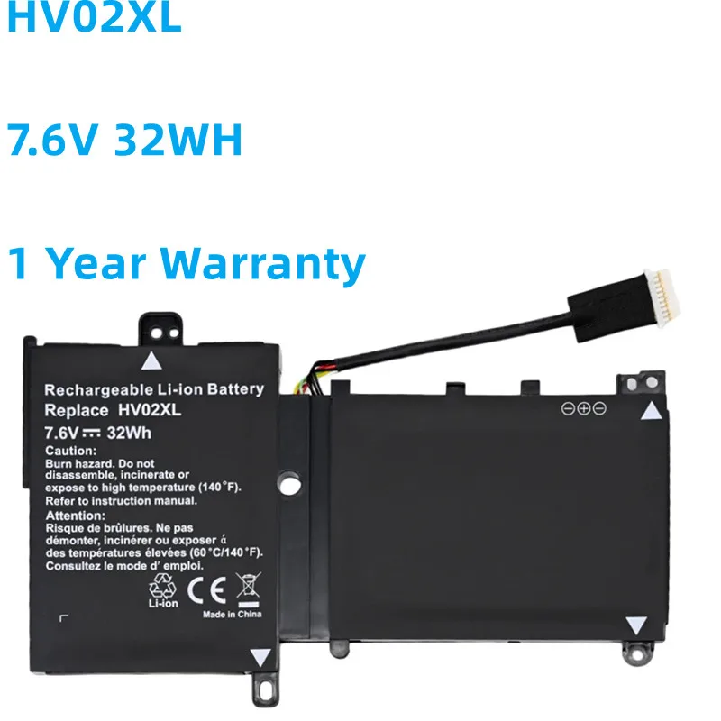 NEW Battery 7.6V 32Wh HV02XL Laptop For HP Pavilion X360 11-K000 K047TU TPN-W112 Q164 HSTNN-LB6P 796219-421 796355-005
NEW Battery 7.6V 32Wh HV02XL Laptop For HP Pavilion X360 11-K000 K047TU TPN-W112 Q164 HSTNN-LB6P 796219-421 796355-005