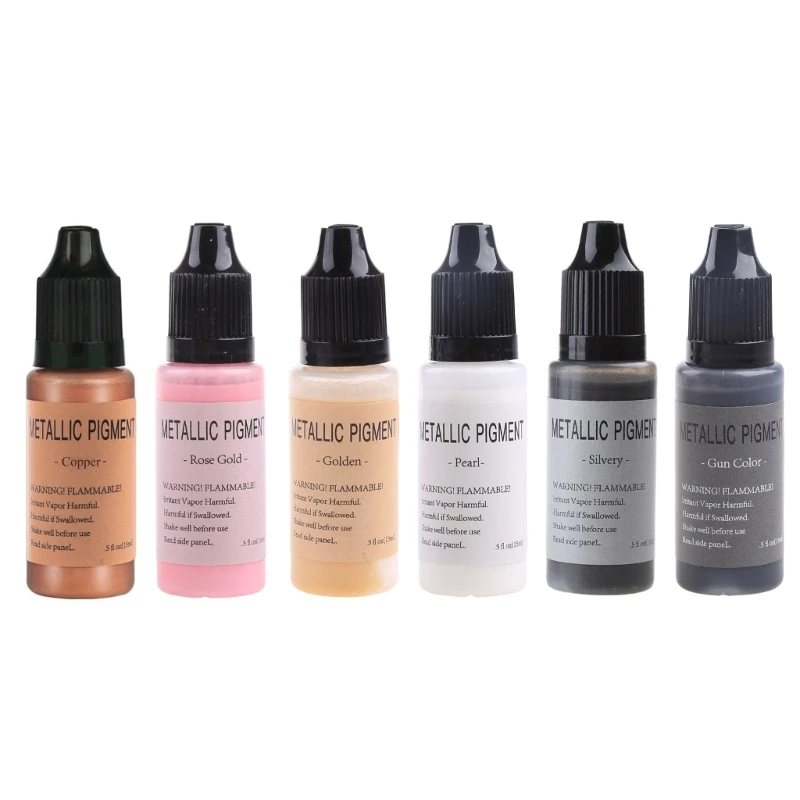 Concentrated Paint Color Dye for Resin Dish Making 6 Metal Color Alcohol-Based Inks for Epoxy Resin Art 4XBF
Concentrated Paint Color Dye for Resin Dish Making 6 Metal Color Alcohol-Based Inks for Epoxy Resin Art 4XBF