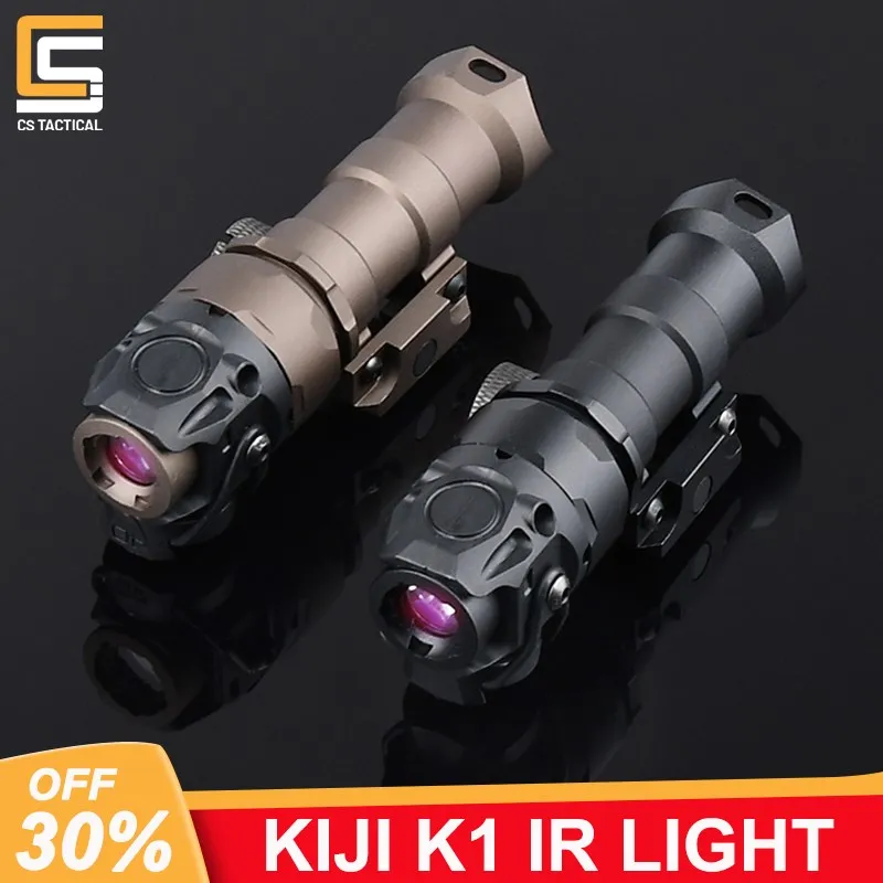 WADSN Tactical KIJI K1 IR Illumintor Scout Flashlight for Airsoft 20mm Picatinny Rail Hunting Weapon Ar15 Rifle Gun Accessories
WADSN Tactical KIJI K1 IR Illumintor Scout Flashlight for Airsoft 20mm Picatinny Rail Hunting Weapon Ar15 Rifle Gun Accessories