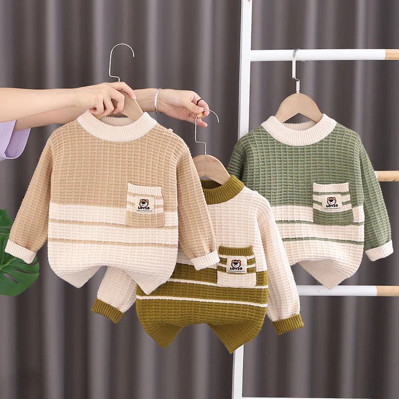 Boys Woolen Sweater Crochet Cotton Windbreak 2023 Luxury Thicken Autumn Winter Pullover High Quality Children's Clothing
Boys Woolen Sweater Crochet Cotton Windbreak 2023 Luxury Thicken Autumn Winter Pullover High Quality Children's Clothing