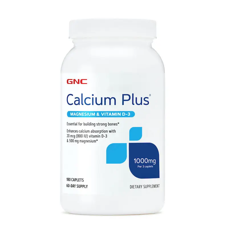 Free shipping Calcium Plus 1000 mg 180 Capsules with Magnesium & Vitamin D-3
Free shipping Calcium Plus 1000 mg 180 Capsules with Magnesium & Vitamin D-3