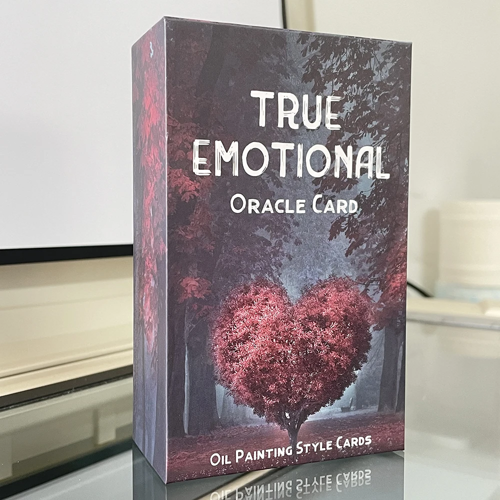True Emotional Oracle Cards 400 GSM PAPER Fortune Telling Toys Prophecy Divination 80-cards English Version Tarot Deck
True Emotional Oracle Cards 400 GSM PAPER Fortune Telling Toys Prophecy Divination 80-cards English Version Tarot Deck