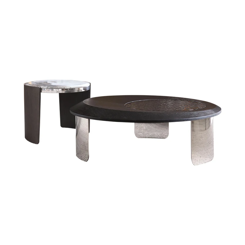 Minimalist Mirror Stainless Steel Water Ripple Glass Tea Table Household Coffee Table Combination
Minimalist Mirror Stainless Steel Water Ripple Glass Tea Table Household Coffee Table Combination