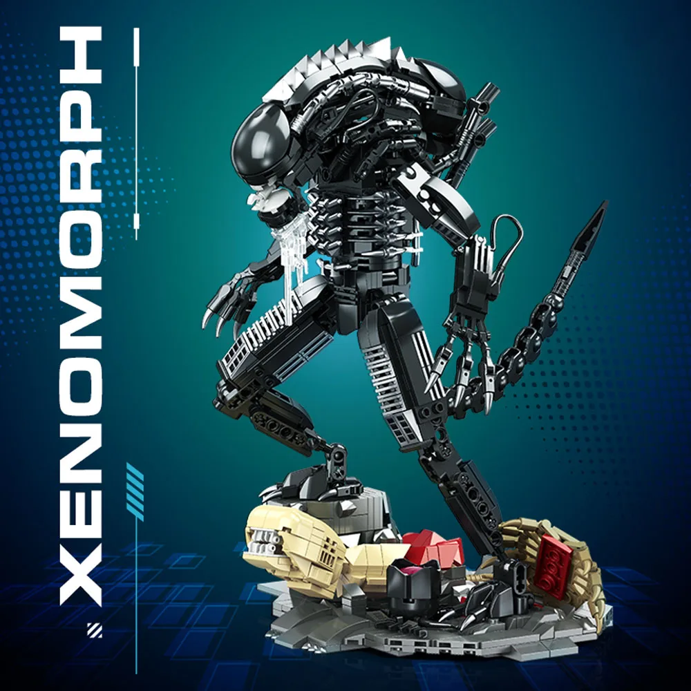 creative expert Battle robot Alien moc Building Block Xenomorph model toy Star Beast birthday New Year gifts Christmas 882pcs creative expert Battle robot Alien moc Building Block Xenomorph model toy Star Beast birthday New Year gifts Christmas 882pcs