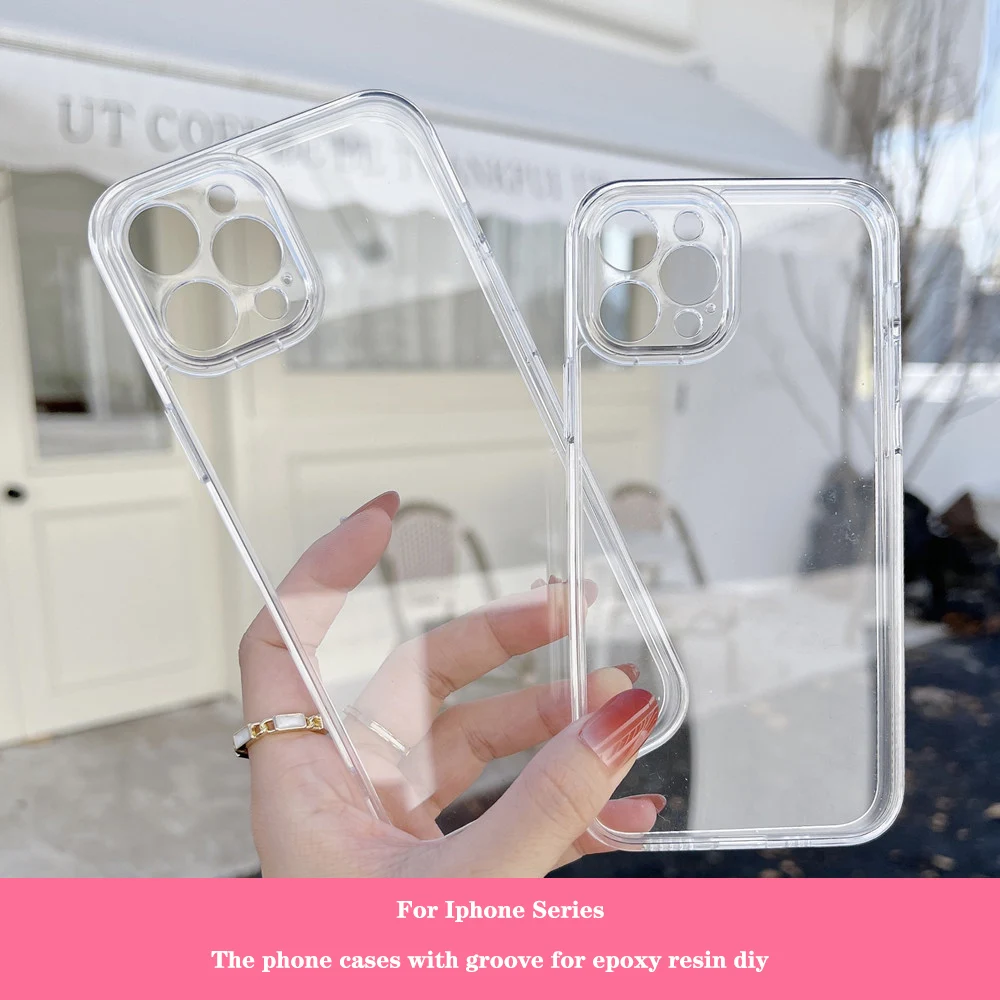 10pcs groove diy epoxy resin phone cases for iphone 14 13 pro 12 mini xs max x xr case cover with camera protector
10pcs groove diy epoxy resin phone cases for iphone 14 13 pro 12 mini xs max x xr case cover with camera protector