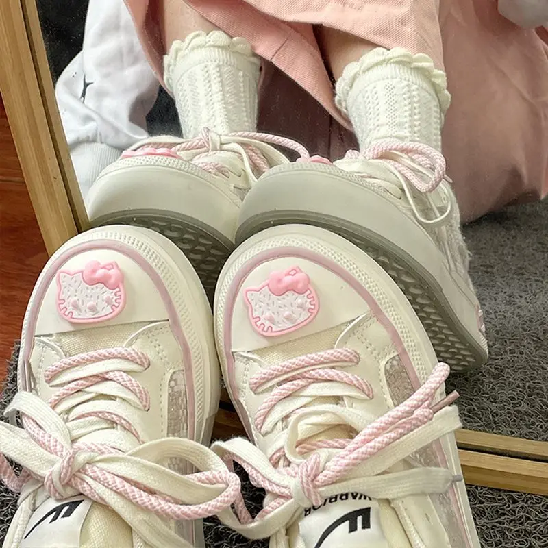 Sanrio Kawaii Hello Kitty Canvas Shoes Cute Cartoon Anime Summer Women Fashion Thin Breathable Casual Shoes Girls Birthday Gifts
Sanrio Kawaii Hello Kitty Canvas Shoes Cute Cartoon Anime Summer Women Fashion Thin Breathable Casual Shoes Girls Birthday Gifts