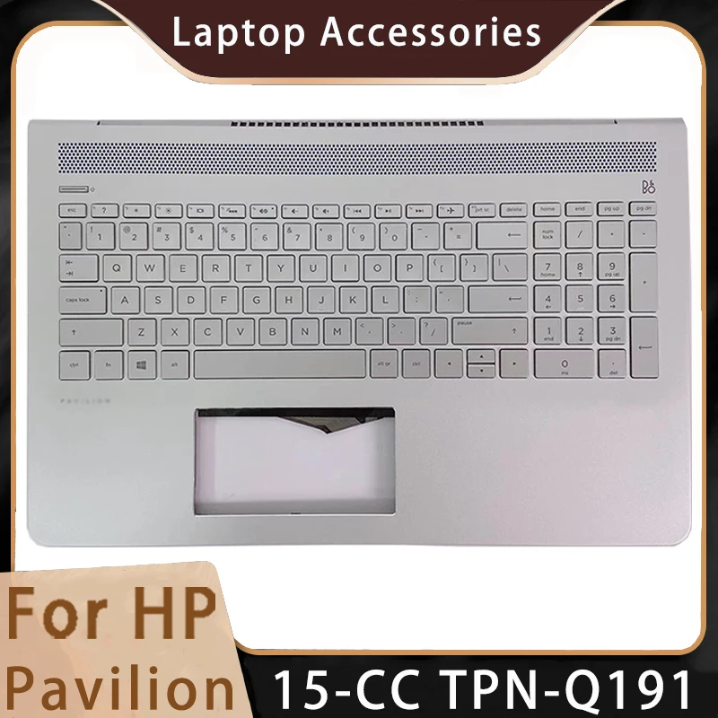 New For HP Pavilion 15-CC TPN-Q191 Replacemen Laptop Accessories Palmrest/Keyboard With Backlight Silvery 929866-001
New For HP Pavilion 15-CC TPN-Q191 Replacemen Laptop Accessories Palmrest/Keyboard With Backlight Silvery 929866-001