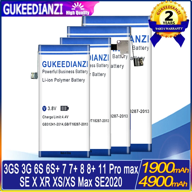 New Bateria 4900mAh Battery For iPhone 6S 6 7 8 Plus 6Plus 7Plus 8Plus 6sPlus X XR XS Max 11pro 11 pro max 3G 3GS Bateria +Tools
New Bateria 4900mAh Battery For iPhone 6S 6 7 8 Plus 6Plus 7Plus 8Plus 6sPlus X XR XS Max 11pro 11 pro max 3G 3GS Bateria +Tools